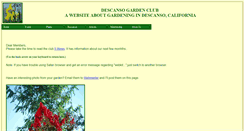 Desktop Screenshot of descansogardenclub.org